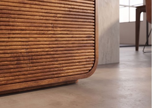 Kapp MONZA pruun / kuldne, 100x38xH120 cm