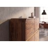 Kapp MONZA pruun / kuldne, 100x38xH120 cm