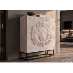 Kapp LION mango / must, mööbel, elutoamööbel, kapid, elutoakapp