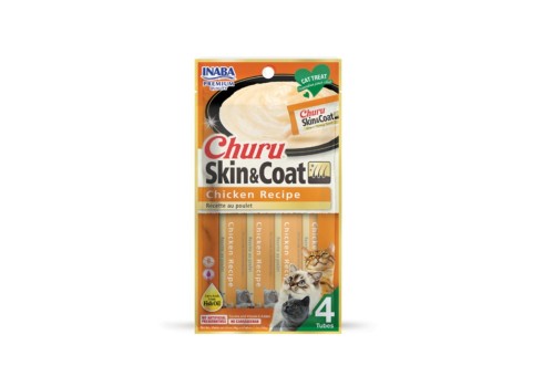 Churu Cat Skin&Coat Chicken maius kassile 4x14g