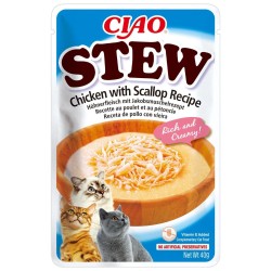 Churu Cat Stew Chicken&Scallop maius kassile 40g