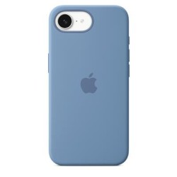 iPhone 16e Silicone Case, Winter Blue