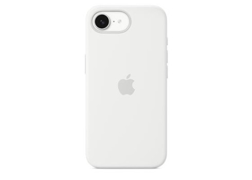 iPhone 16e Silicone Case, White