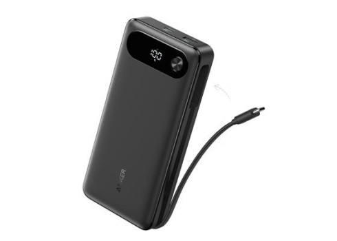 Power bank Anker 20000mAh 65W USB-C Cable, Black