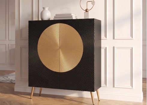 Kapp AURUM must / kuldne, mööbel, elutoamööbel, kapid, mööbel elutuppa