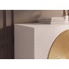 Kapp AURUM valge / kuldne,  mööbel, elutoamööbel, kapid, puidust kapp