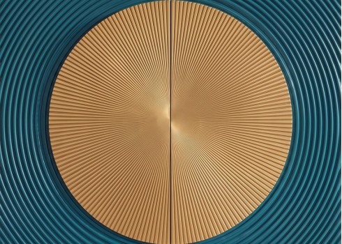 Kapp AURUM türkiis / kuldne, mööbel, elutoamööbel, kapid, mööbel elutuppa