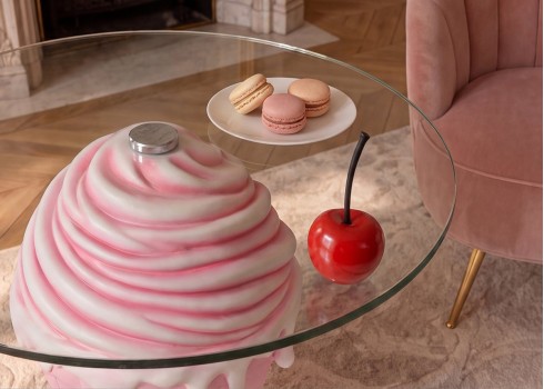 Abilaud SUNDAE roosa, mööbel, elutoamööbel, abilauad, kohvilaud