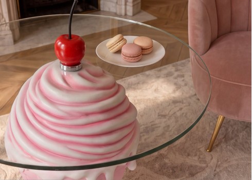 Abilaud SUNDAE roosa, mööbel, elutoamööbel, abilauad, kohvilaud