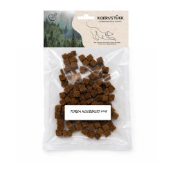Koerustükk kuivatatud tursa kuubikud koerale 100g