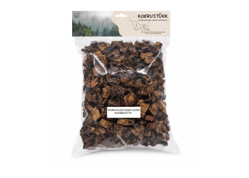 Koerustükk kuivatatud veise kopsukuubikud koerale 1kg