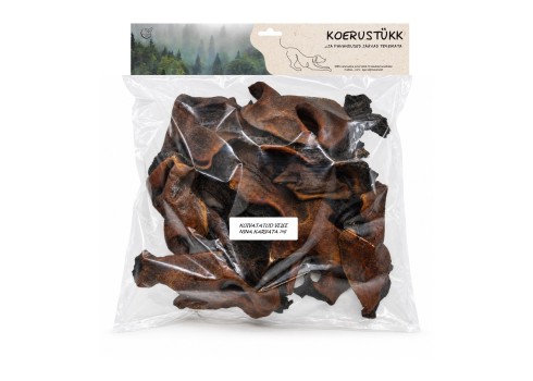 Koerustükk kuivatatud veise nina koerale 1kg