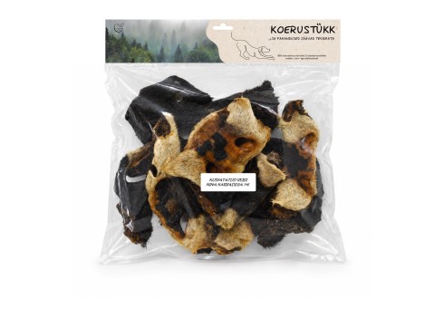 Koerustükk karvadega veise nina koerale 1kg