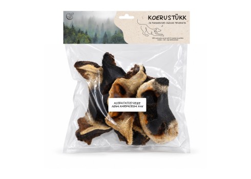 Koerustükk karvadega veise nina koerale 500g