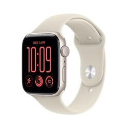Apple Watch SE 3 GPS 44mm Starlight Alu, Sand Sport Band - M-L