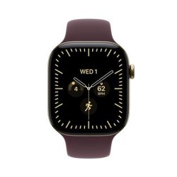 Apple Watch 12 5G 42mm Gold Ti, Burgundy Sport Band - S-M
