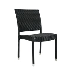 Tool wicker-3 must, aiamööbel, Horeca välimööbel