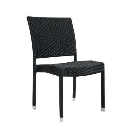 Tool wicker-3 must, aiamööbel, Horeca välimööbel