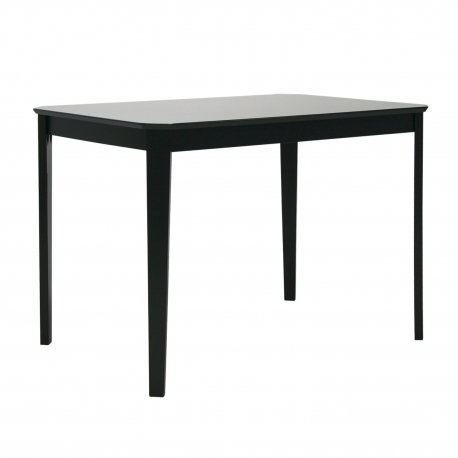 Söögilaud TAKE AWAY, 110x75xH76cm, must
