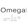 Mööblikomplekt OMEGA, sonoma / must