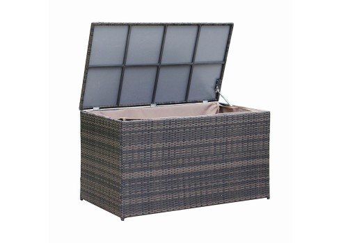Padjakast WICKER 122x52xH62cm, tumepruun