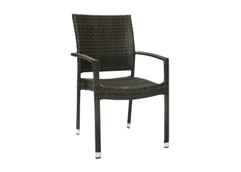 Tool WICKER-3 käetugedega, tumepruun