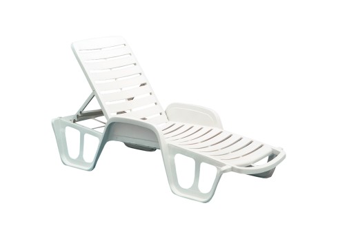 Lamamistool FISSO 71x192xH45cm, valge