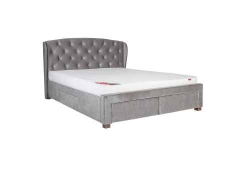 Voodi LOUIS 4-sahtliga 160x200cm, hall