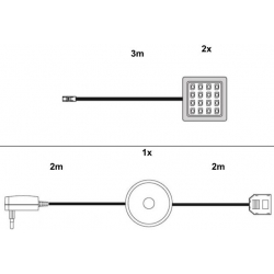 LED-valgustus riiuli alla, 3 tk
