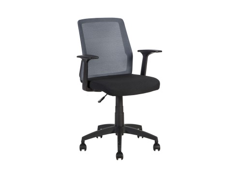 Töötool ALPHA 60x55xH87,5-95cm, must-hall