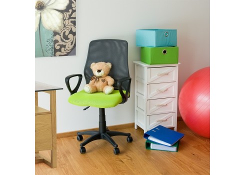 Töötool TREVISO 59x58xH90-102cm, roheline-hall