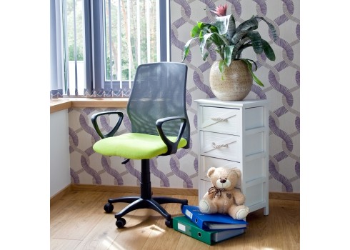 Töötool TREVISO 59x58xH90-102cm, roheline-hall