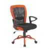 Töötool LENO 60x57xH91-98,5cm, hall-oranž