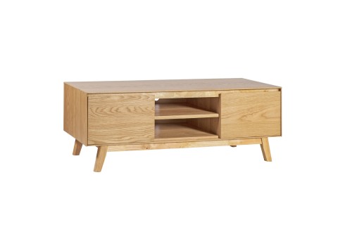 TV laud SKY 2-ukse ja riiulitega 140x40xH45cm, tamm