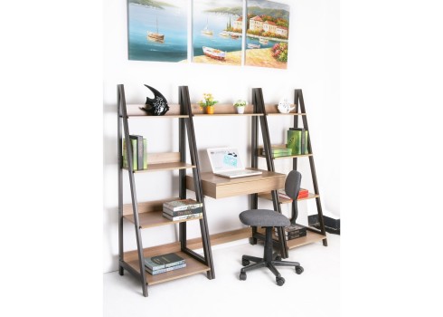 Kirjutuslaud STEP riiuliga 74x48xH146cm