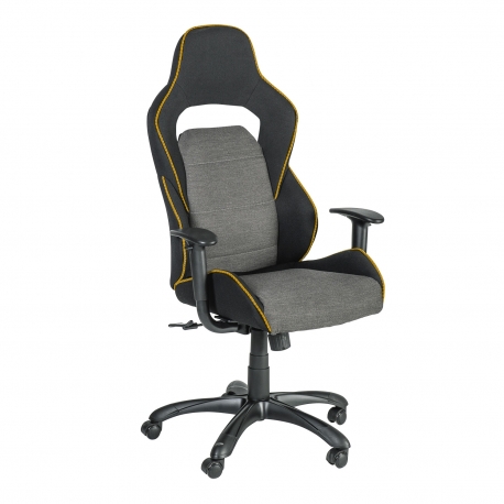 Töötool COMFORT 69x68xH120-130cm, must/hall