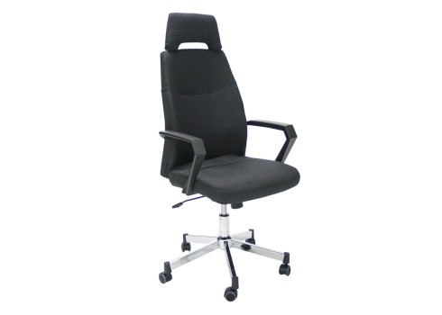 Töötool DOMINIC 58x59xH113,5-121cm, must