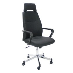 Töötool DOMINIC 58x59xH113,5-121cm, must