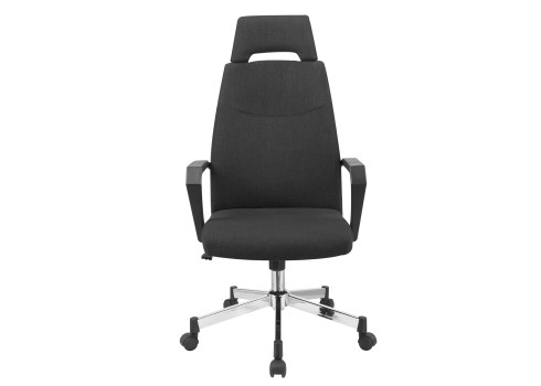 Töötool DOMINIC 58x59xH113,5-121cm, must
