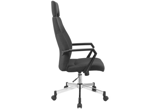Töötool DOMINIC 58x59xH113,5-121cm, must