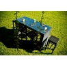 Aiamööbli komplekt Bello Giardino GENIALE tumepruun, 6 tooli + laud