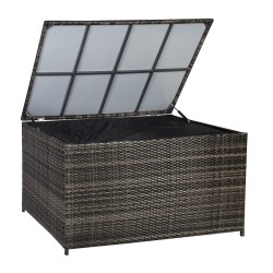 Padjakast WICKER 140x80x65cm, tumepruun