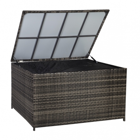 Padjakast WICKER 140x80x65cm, tumepruun