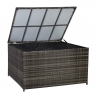 Padjakast WICKER 140x80x65cm, tumepruun