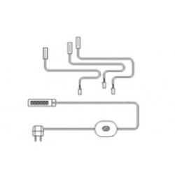 LED-valgustus riiuli alla, 3 tk