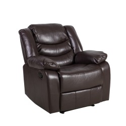 Tugitool DIXON reguleeritava selja- ja jalatoega 99x95xH102cm, pruun