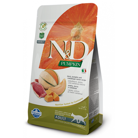 Farmina Pumpkin Duck & Cantaloupe Melon Feline Adult kassitoit 1,5kg