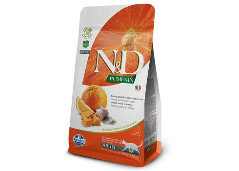 Farmina Pumpkin Herring & Orange Feline Adult kassitoit 1,5kg