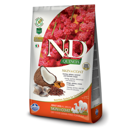 Farmina QUINOA SKIN & COAT Herring Adult koeratoit 7kg