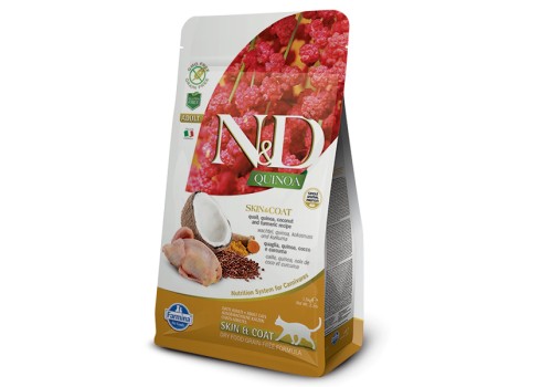 Farmina QUINOA SKIN & COAT Feline kassitoit 1,5kg
